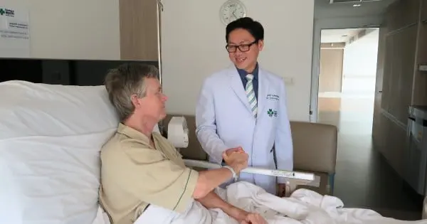 Doctor Poonsak with Jack Pierce